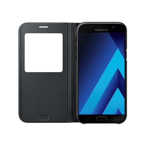Galaxy A7(2017) ile Uyumlu S View Cover Siyah EF-CA720PBEGWW (Out)