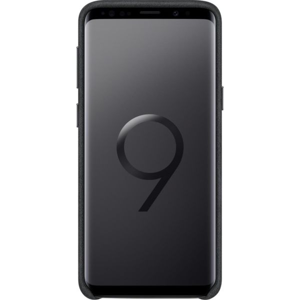 Galaxy S9 ile Uyumlu Alacantara Cover Siyah EF-XG960ABEGWW (Out)