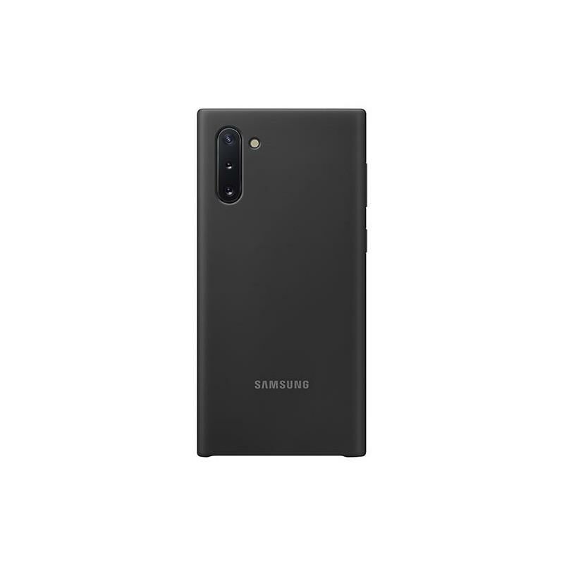 Galaxy Note 10 ile Uyumlu Silikon Kılıf Siyah EF-PN970TBEGWW