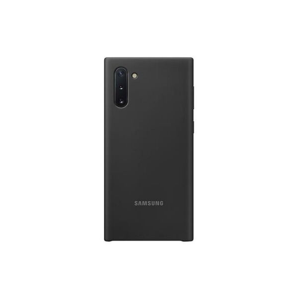 Galaxy Note 10 ile Uyumlu Silikon Kılıf Siyah EF-PN970TBEGWW