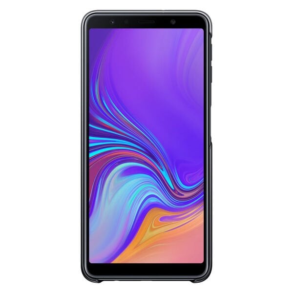 Galaxy A7 (2018) ile Uyumlu Gradation Kılıf Siyah EF-AA750CBEGWW