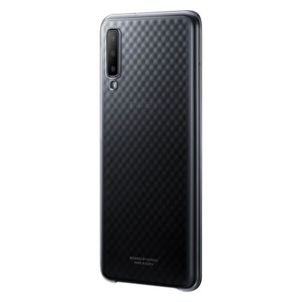 Galaxy A7 (2018) ile Uyumlu Gradation Kılıf Siyah EF-AA750CBEGWW