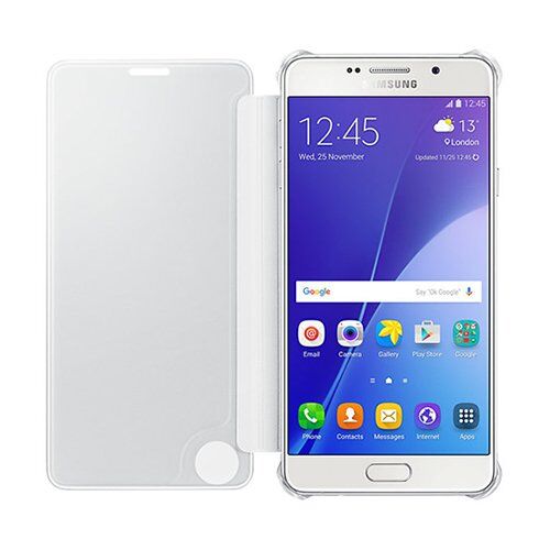Galaxy A7 (2016) A710F ile Uyumlu Clear View Cover Gri EF-ZA710CSEGWW (Out)