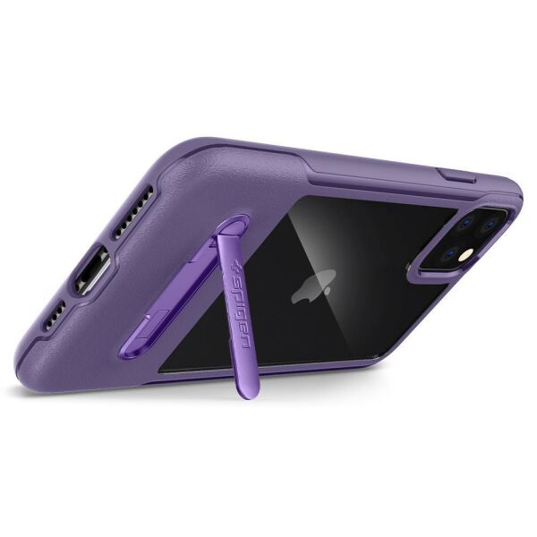 Spigen iPhone 11 Pro Max ile Uyumlu Kılıf Slim Armor Essential S Purple