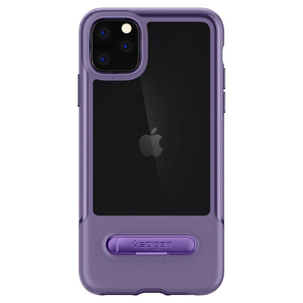 Spigen iPhone 11 Pro Max ile Uyumlu Kılıf Slim Armor Essential S Purple