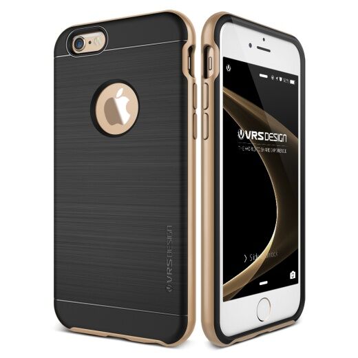 Verus iPhone 6/6S ile Uyumlu New High Pro Shield Series Kılıf Shine Gold