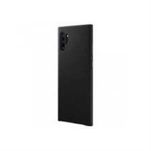 Galaxy Note 10+ ile Uyumlu Deri Kılıf Siyah EF-VN975LBEGWW