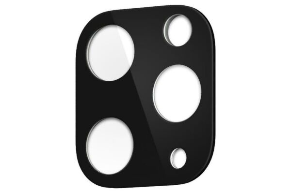 Spigen iPhone 11 Pro Max / 11 Pro ile Uyumlu Kamera Lens Cam Ekran Koruyucu Full Cover (2 Adet) Black