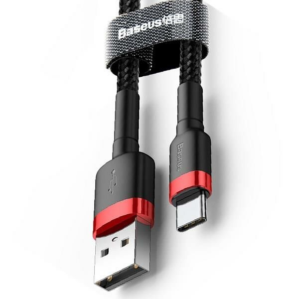 Baseus Cafule Usb Type C 3metre 2.0A Hızlı Şarj Halat Usb Kablo