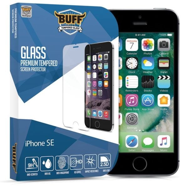 Buff Glass iPhone 5-5S-5SE ile Uyumlu Ekran Koruyucu Cam