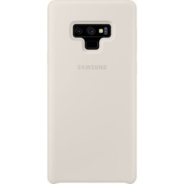 Galaxy Note 9 ile Uyumlu Kılıf Silicone Cover Beyaz EF-PN960TWEGWW
