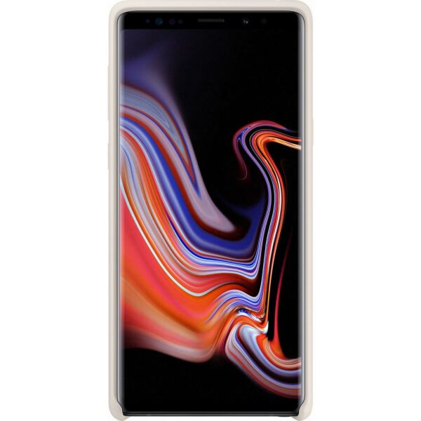 Galaxy Note 9 ile Uyumlu Kılıf Silicone Cover Beyaz EF-PN960TWEGWW