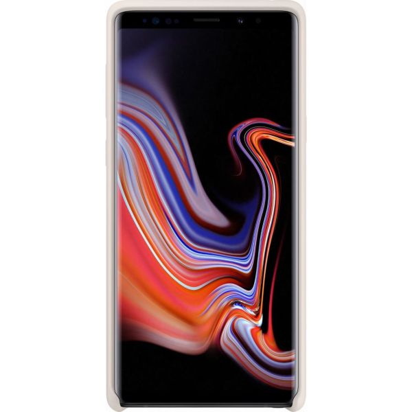 Galaxy Note 9 ile Uyumlu Kılıf Silicone Cover Beyaz EF-PN960TWEGWW