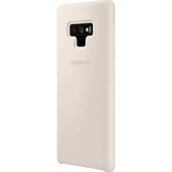 Galaxy Note 9 ile Uyumlu Kılıf Silicone Cover Beyaz EF-PN960TWEGWW