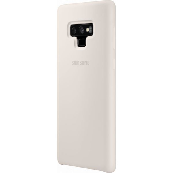 Galaxy Note 9 ile Uyumlu Kılıf Silicone Cover Beyaz EF-PN960TWEGWW