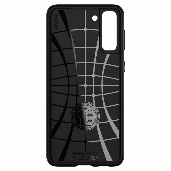 Spigen Galaxy S21 ile Uyumlu Kılıf Rugged Armor Matte Black