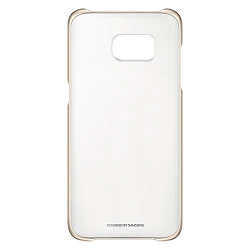 Galaxy S7 Edge ile Uyumlu Clear Back Cover Kılıf Altın EF-QG935CFEGWW(Out)
