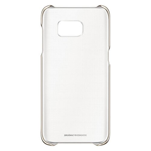 Galaxy S7 Edge ile Uyumlu Clear Back Cover Kılıf Altın EF-QG935CFEGWW(Out)