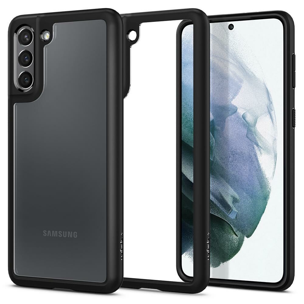 Spigen Galaxy S21 ile Uyumlu Kılıf Ultra Hybrid Matte Black