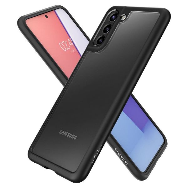 Spigen Galaxy S21 ile Uyumlu Kılıf Ultra Hybrid Matte Black