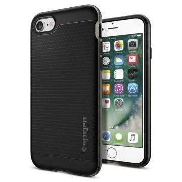 Spigen iPhone 7 ile Uyumlu Kılıf Neo Hybrid Gun Metal
