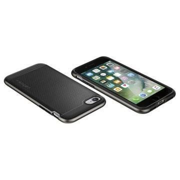 Spigen iPhone 7 ile Uyumlu Kılıf Neo Hybrid Gun Metal
