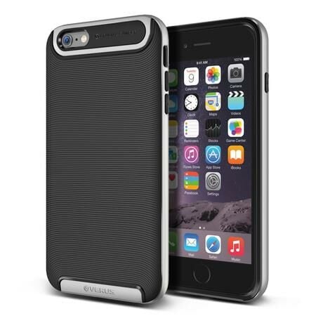 Verus iPhone 6 ile Uyumlu Case Crucial Bumper Kılıf Light Silver