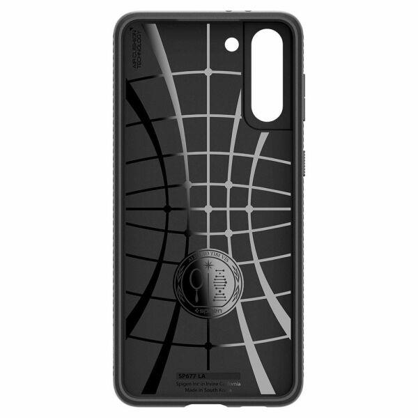 Spigen Galaxy S21 Plus ile Uyumlu Kılıf Liquid Air Matte Black