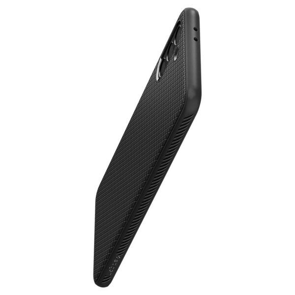 Spigen Galaxy S21 Plus ile Uyumlu Kılıf Liquid Air Matte Black