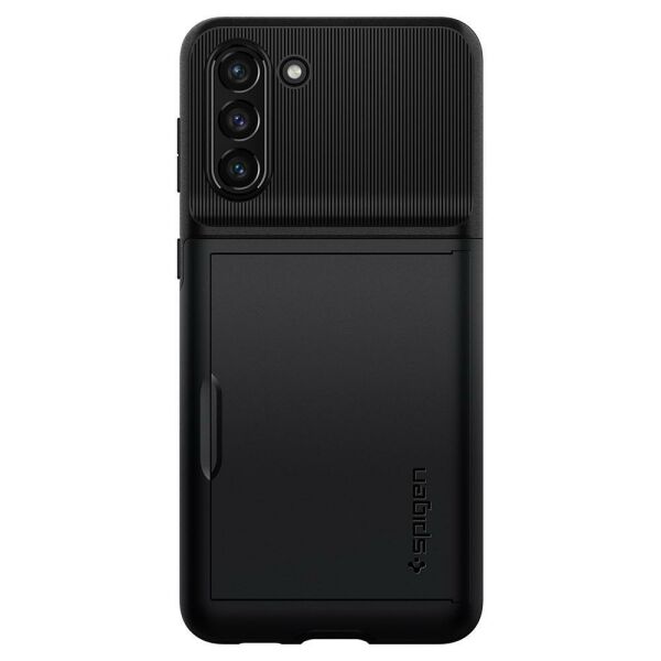 Spigen Galaxy S21 Plus ile Uyumlu Kılıf Slim Armor CS Black
