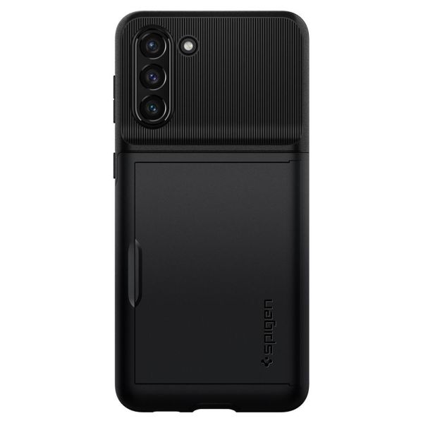 Spigen Galaxy S21 Plus ile Uyumlu Kılıf Slim Armor CS Black