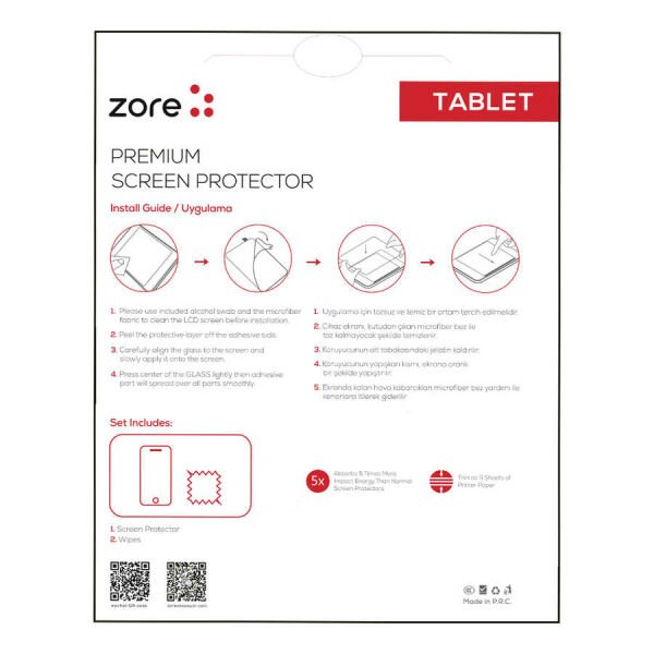 Zore M10 Plus TB-X606F ile Uyumlu Tablet Blue Nano Screen Protector
