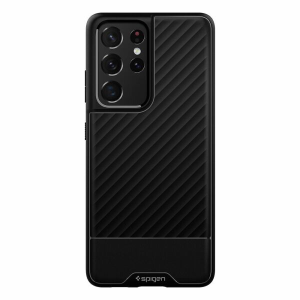 Spigen Galaxy S21 Ultra ile Uyumlu Kılıf Core Armor Matte Black