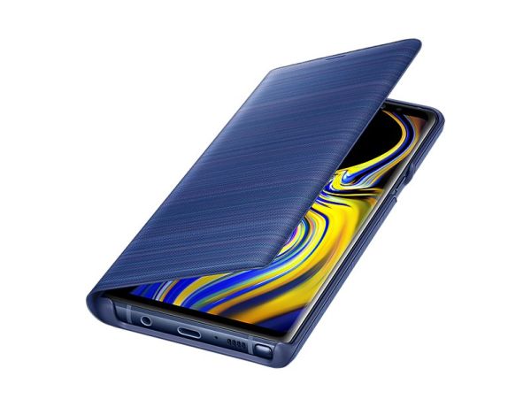 Galaxy Note 9 ile Uyumlu LED View Kılıf (Lacivert)-EF-NN960PLEGWW (Out)