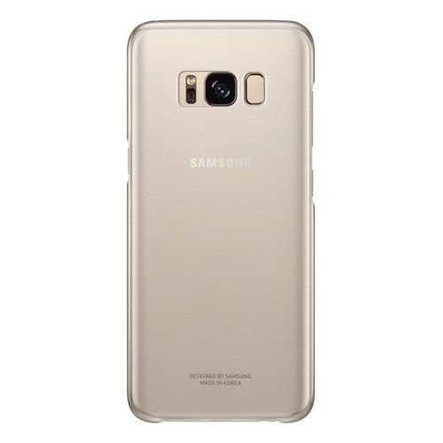Galaxy S8 ile Uyumlu Clear Cover Gold EF-QG950CFEGWW (Out)