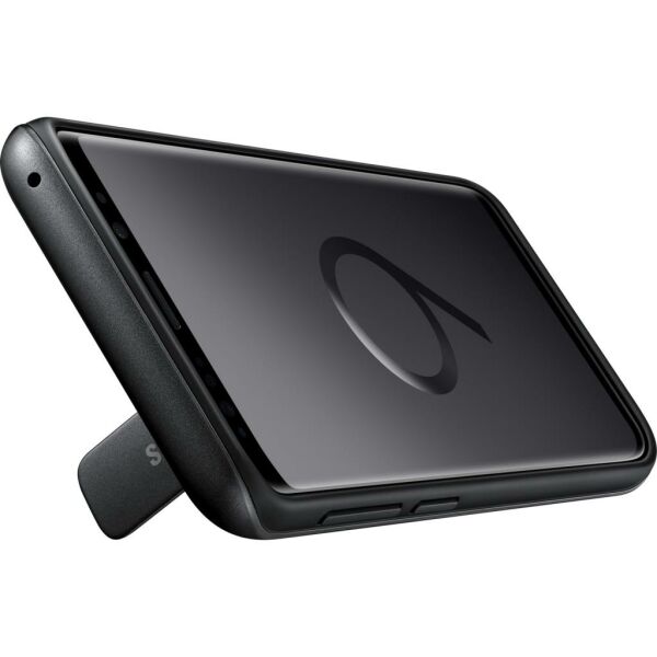 Galaxy S9 ile Uyumlu Protective Stanting Cover Siyah EF-RG960CBEGWW