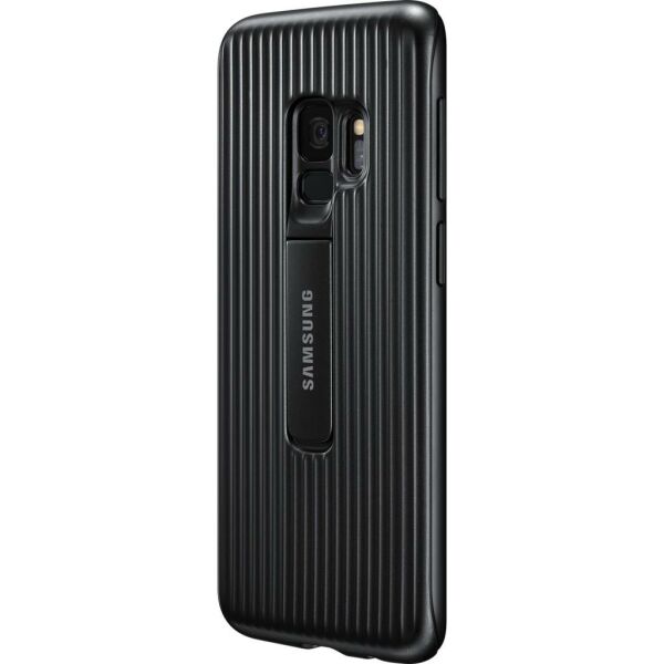 Galaxy S9 ile Uyumlu Protective Stanting Cover Siyah EF-RG960CBEGWW