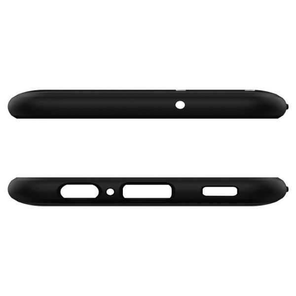 Spigen Galaxy F02s / M02s / A02s ile Uyumlu Kılıf Rugged Armor Matte Black