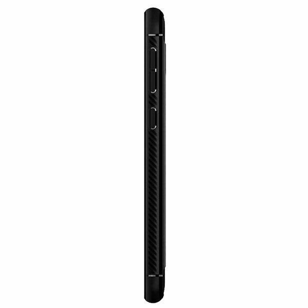 Spigen Galaxy M21 ile Uyumlu Kılıf Rugged Armor Matte Black