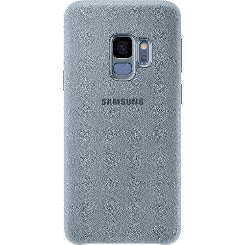 Galaxy S9 ile Uyumlu Alcantara Kılıf Gri EF-XG960AMEGWW (Out)
