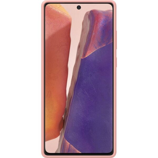 Galaxy Note 20 ile Uyumlu Silikon Kılıf Mistik Bronz EF-PN980TAEGWW