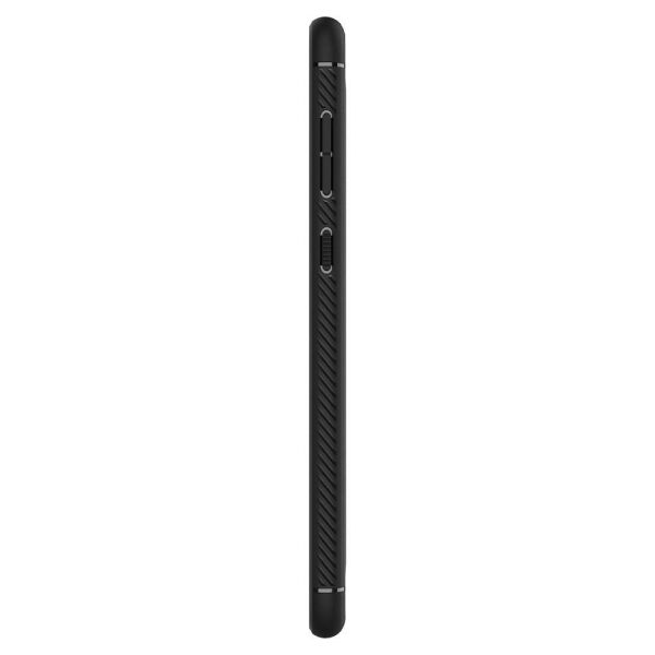 Spigen Galaxy A02 / Galaxy M02 ile Uyumlu Kılıf Rugged Armor Matte Black