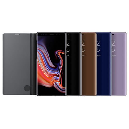 Galaxy Note 9 ile Uyumlu Clear View Standing Kılıf (Bronz) EF-ZN960CAEGWW (Out)