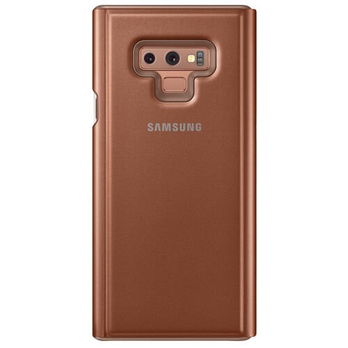 Galaxy Note 9 ile Uyumlu Clear View Standing Kılıf (Bronz) EF-ZN960CAEGWW (Out)