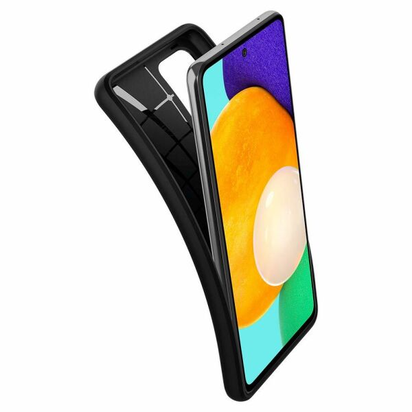 Spigen Galaxy A52 ile Uyumlu Kılıf Core Armor Matte Black