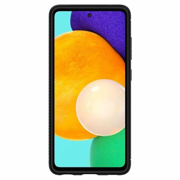 Spigen Galaxy A52 ile Uyumlu Kılıf Rugged Armor Matte Black