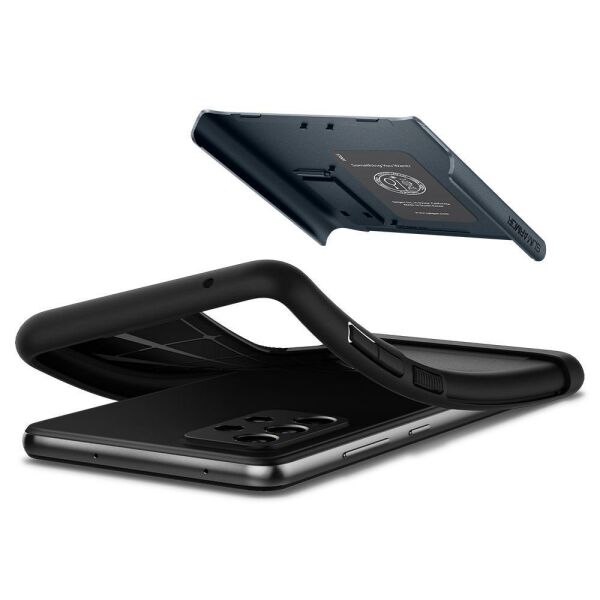 Spigen Galaxy A52 ile Uyumlu Kılıf Slim Armor Metal Slate
