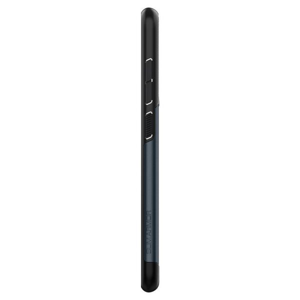 Spigen Galaxy A52 ile Uyumlu Kılıf Slim Armor Metal Slate