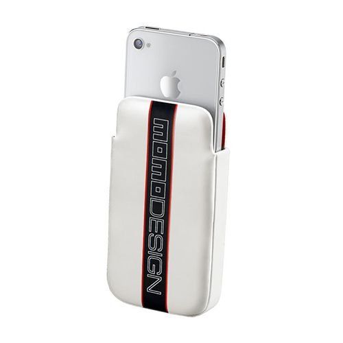 Cellular Line iPhone 4/4S ile Uyumlu Momo Desing Kese Kılıf Beyaz SLIPHONE4SW (Out)