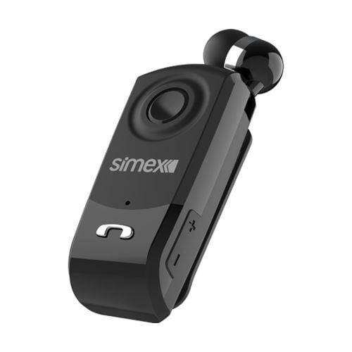 Simex Bluetooth Makaralı Mikrofonlu Tekli Kulaklık Sbk-02 Pratica Siyah
